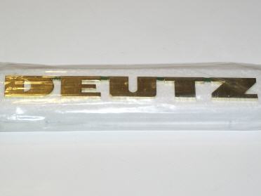 Schriftzug DEUTZ, 200 x 20 mm, für Haube D-Serie